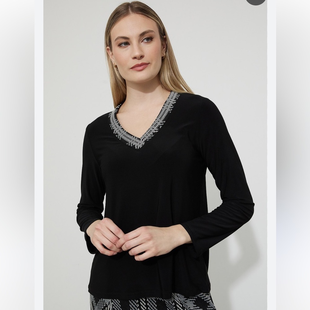 NWT Joseph Ribkoff V Neck Trim Style 2233257 - Picture 5 of 16